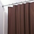 Shower Curtain Liner Chocolate Brown Vinyl Machine Washable