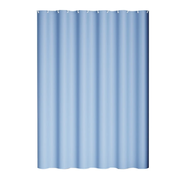 Shower Curtain Liner Light Weight PEVA, Shower Liner 71x47 Inches, Waterproof, No Chemical Smell with 9 Rust Proof Metal Grommets for Bathroom Shower Curtain, Light Blue