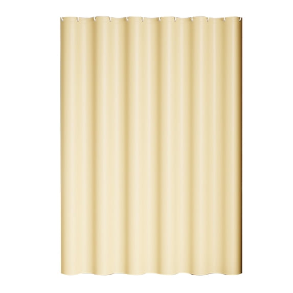 Shower Curtain Liner Light Weight PEVA, Shower Liner 71x47 Inches, Waterproof, No Chemical Smell with 9 Rust Proof Metal Grommets for Bathroom Shower Curtain, Yellow