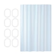 thumbnail image 1 of Shower Curtain Liner, PEVA Shower Liner, Plastic Waterproof Shower Curtains, 31x71in with Grommet Holes 6 Hooks, 1 of 6