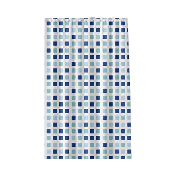 Shower Curtain Liner,Quick Dry Waterproof Square Plastic Curtain with 12 Hooks,Screen for Bathroom,RV,Hotel Restroom,70.87x78.74 Inch