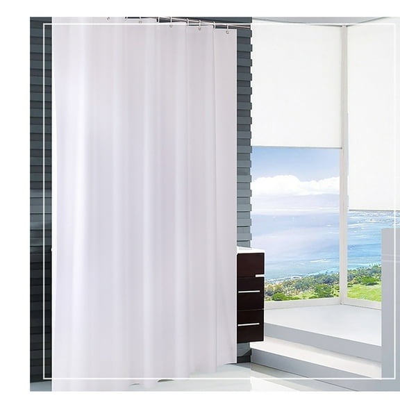 Shower Curtain Liner, Shower Curtains for Bathroom, Extra Long Shower Curtains, Waterproof Shower Curtain - Shower Curtain Liner for Bathroom, Light-Weight Material & Washable, 42.24x70.87"