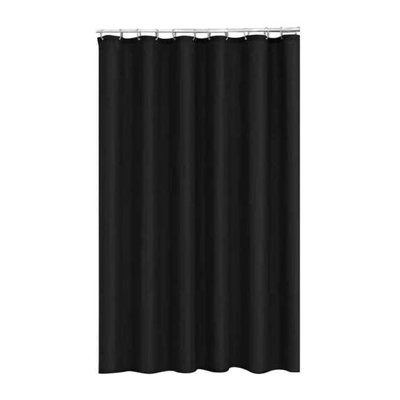 Shower Curtain Liner Waterproof Polyester Fabric Bathroom Partition Door Window Treatment 1-Pack
