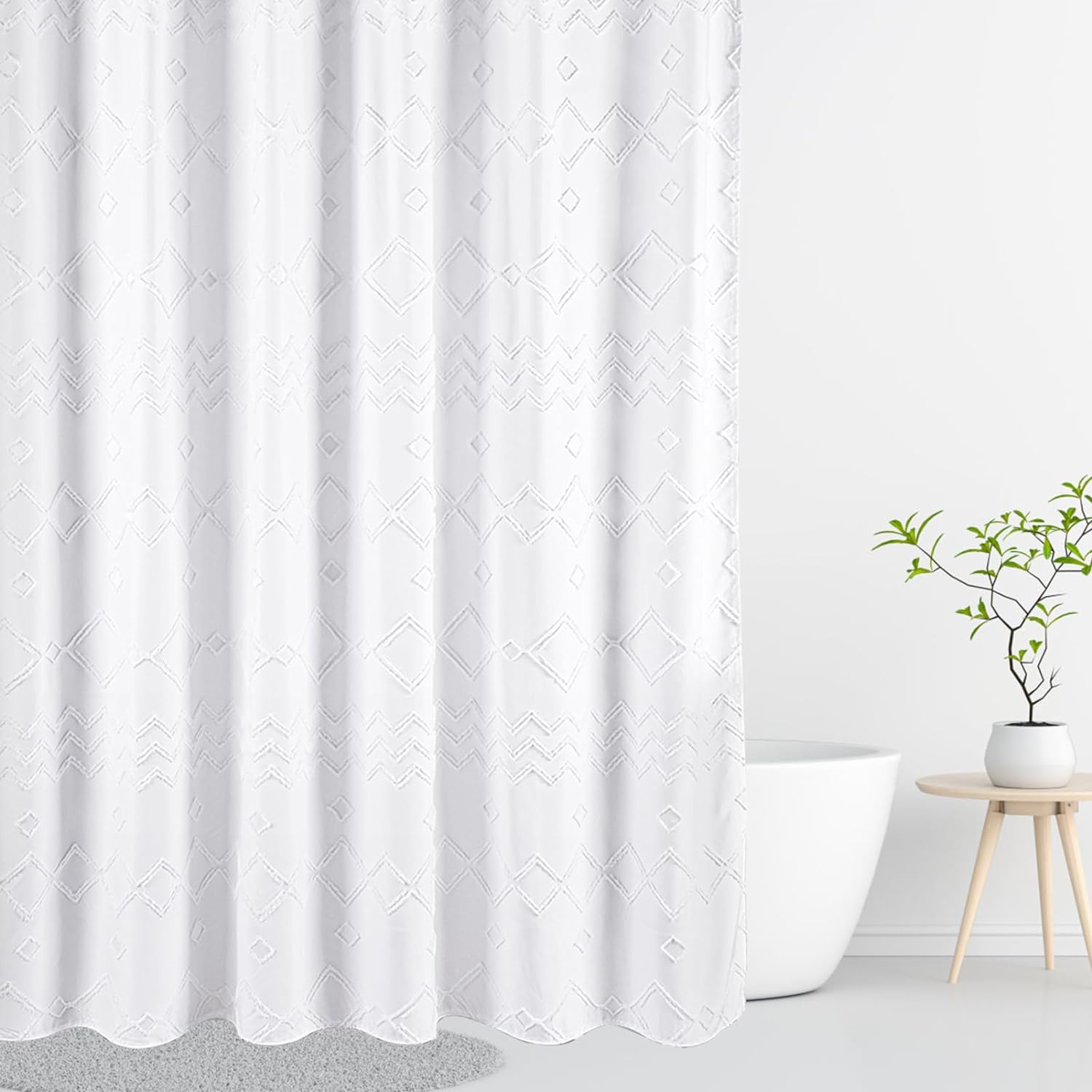 NGHnuifg Shower Curtain 70x70 Inch With 12 Hooks Waterproof Shower