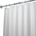 thumbnail image 1 of Shower Curtain Liners, 70 x 72 Inches with 12 Metal Grommet Holes, Waterproof Heavy Duty Plastic Liners: WHITE-1, 1 of 5