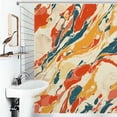 thumbnail image 1 of Shower Curtain Luxurious Marble Bathroom Waterproof Polyester Home Ration Curtain With Hook, 1 of 4