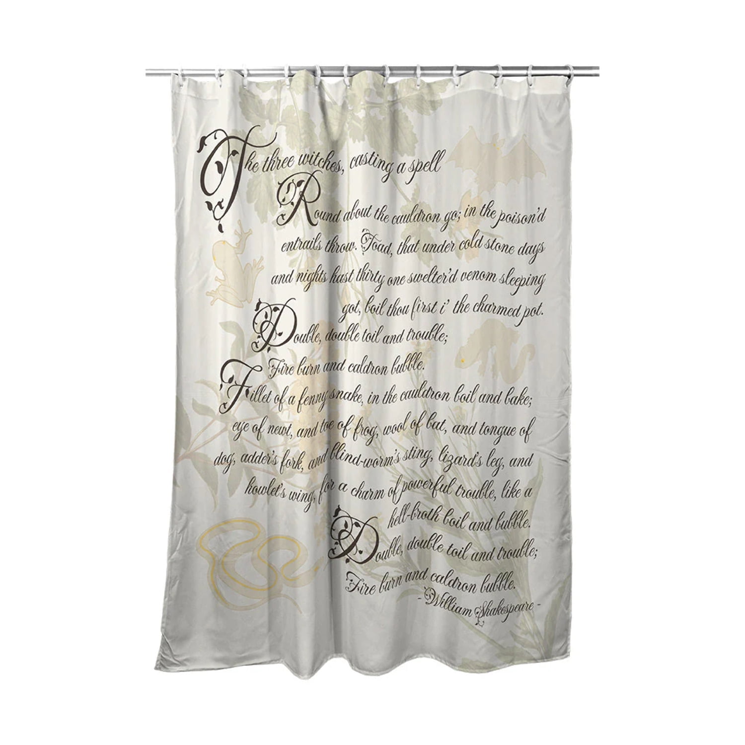 Shower Curtain Macbeth Spell