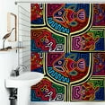 thumbnail image 1 of Shower Curtain Mola De Panama Fish Bath Curtain Polyester Fabric Bathroom Ration With Hooks, 1 of 4