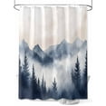 thumbnail image 1 of Shower Curtain Mountain Landscape Shower Curtains for Bathroom, Waterproof Polyester Shower Curtain Set with Hooks, Extra Long 72" x 78" Forest Tree, 1 of 6
