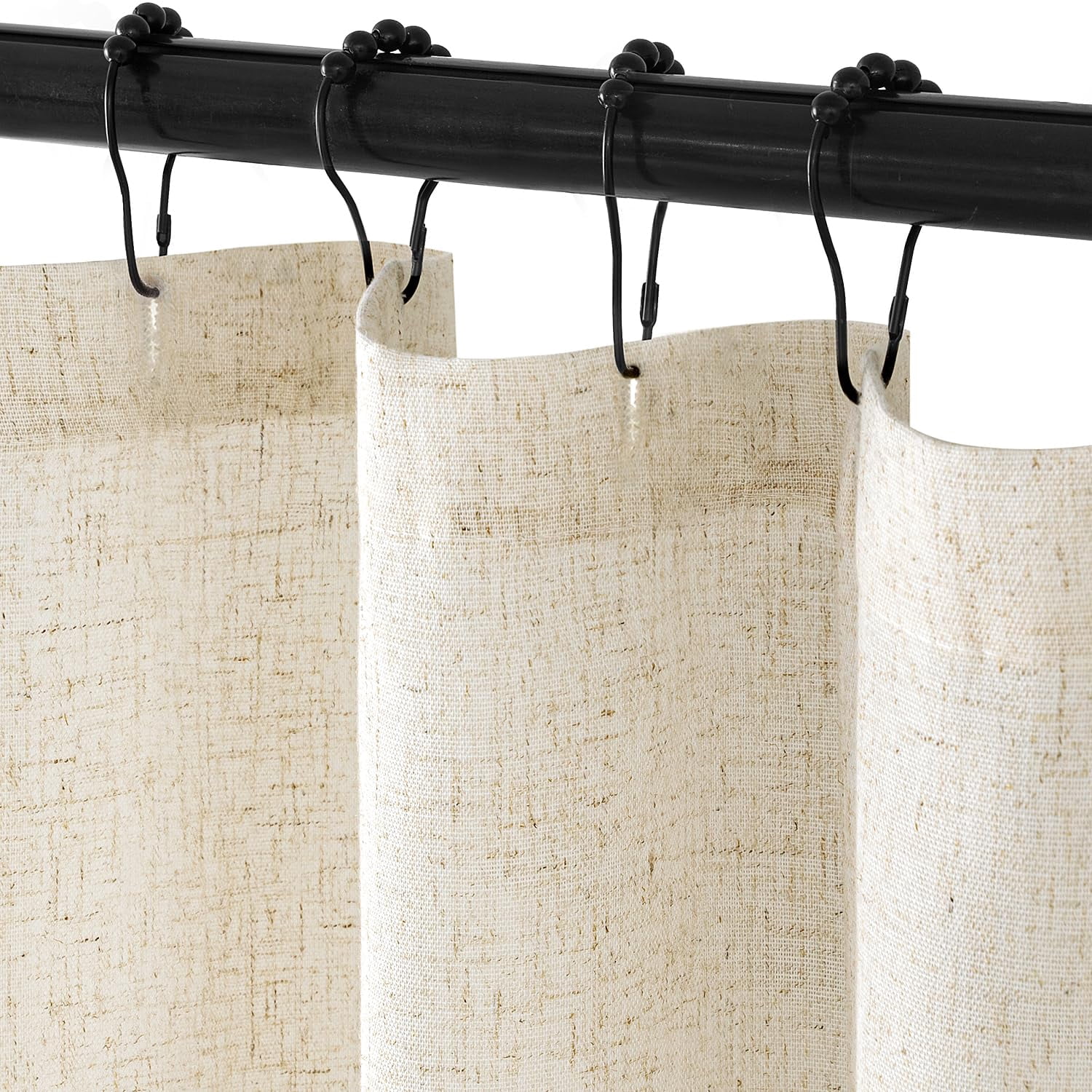 Shower Curtain Natural 72"W x 72"L Pack of 1
