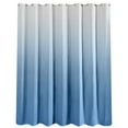 thumbnail image 1 of Shower Curtain Ombre Bath Shower Curtains for Bathroom, Textured Fabric Shower Curtain Liner with 12 Hooks, Water Repellent, Machine Washable, 72 x 72 inch - Style 3, 1 of 5