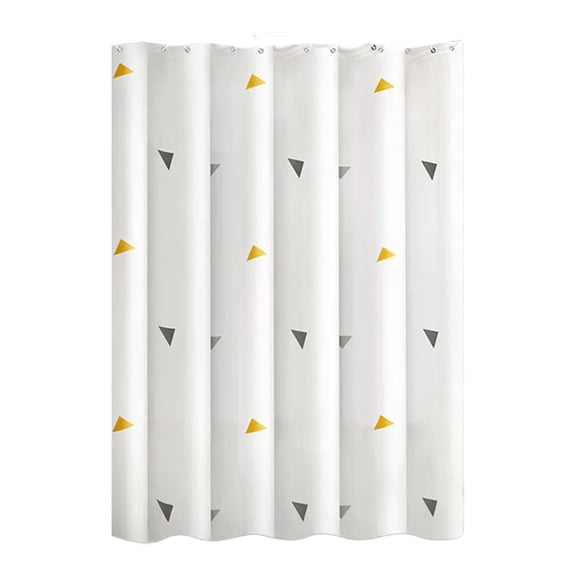 Shower Curtain PEVA Shower Curtain Waterproof Bathroom Curtain with Hooks Modern Window Partition Curtain for Bathroom Dorm Hotel Use Easy to Clean and Install No Hole Needed Peva Curtain