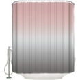 thumbnail image 1 of Shower Curtain Pink Grey Gradient Fabric Bath Curtains Solid Color Ombre Bathroom Decor Sets with Hooks Waterproof 72x72inch, 1 of 5