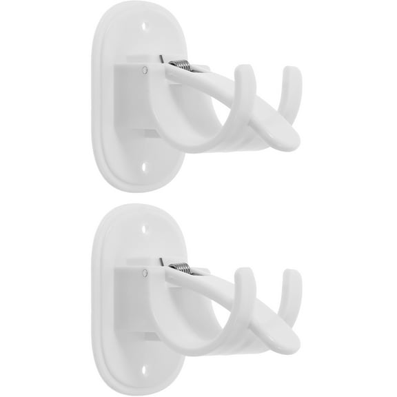 Shower Curtain Pole Hooks Rod for Bedroom Rods Hangers Bathroom Hanging Clip No Punching