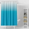 thumbnail image 1 of Shower Curtain Polyester Shower Curtain Shower Curtain Sky Blue Gradient, 1 of 7