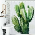 thumbnail image 1 of Shower Curtain Prickly Pear Watercolor Desert Cactus Bath Curtain Polyester Fabric Bathroom Ration With Hooks, 1 of 4