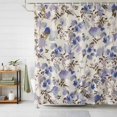 thumbnail image 1 of Shower Curtain Purple Floral Shower Curtains for Bathroom Decor, Waterproof Polyester Shower Curtain Set with Hooks, Extra Long 72" x 84" Watercolor Wildflowers, 1 of 9