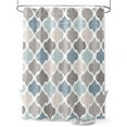 thumbnail image 1 of Shower Curtain Retro Moroccan Design Shower Curtains for Bathroom, Waterproof Polyester Shower Curtain Set with Hooks, Standard Size 66" x 72" Geometric Pattern, 1 of 6