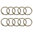 thumbnail image 1 of Shower Curtain Rings,20pcs - 1 Inch Loose Leaf Binder Rings for Shower Curtain Rods (Bronze), 1 of 5