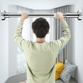 thumbnail image 1 of Shower Curtain Rod 20-32 Inches, Shower Tension Rods For Bathroom, Adjustable Curtain Rods No Drilling For Windows, Spring Tension Curtain Rod Rod For Closet, Easy Install, Non Slip, Stainless Steel, 1 of 6