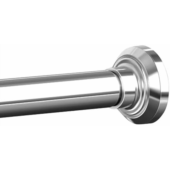 Shower Curtain Rod 30 to 64 Inches, 1 Inch Stainless Steel Adjustable Spring Tension Rods No Drill for Bathroom, Closet, Window, Room Divider, Never Rust, Non Slip, Chrome