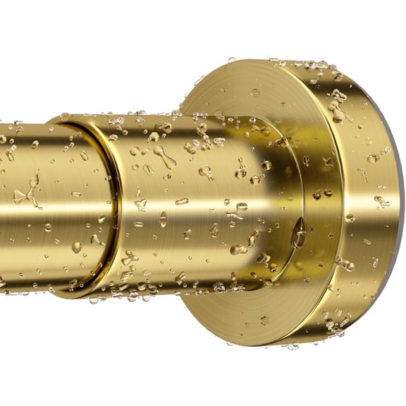 Shower Curtain Rod 36-68 Inches (3-5.6ft) Non Rust Adjustable Shower Rod Spring Tension Non Slip No Drilling Stainless Steel Shower Rods for Bathroom Window