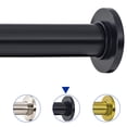 thumbnail image 1 of Shower Curtain Rod,43-72 Inch Adjustable Tension Shower Rod Never Rust Non-Slip No Drilling Spring Tension Curtain Rod,Black Bathroom Shower Spring Rod, 1 of 6