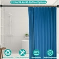 thumbnail image 1 of Shower Curtain Rod Black TeqHome 47.2in Spring Tension Shower Rods No Drilling Rust-Resistance Matte Stainless Steel Anti-Slip Adjustable Curtain Rod for Bathroom Wardrobe Windows, 1 of 11