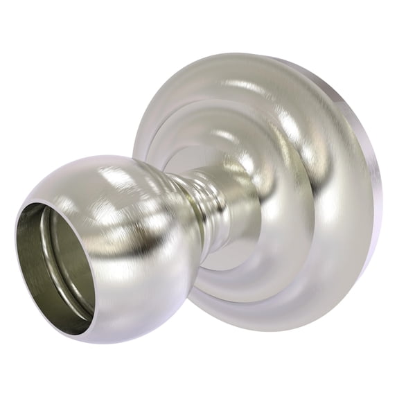 Shower Curtain Rod Brackets - Satin Nickel