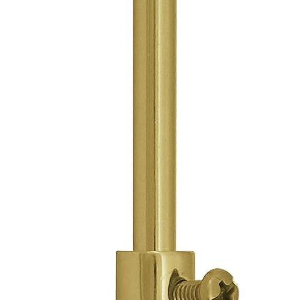 Shower Curtain Rod Ceiling Support (Polished Brass)