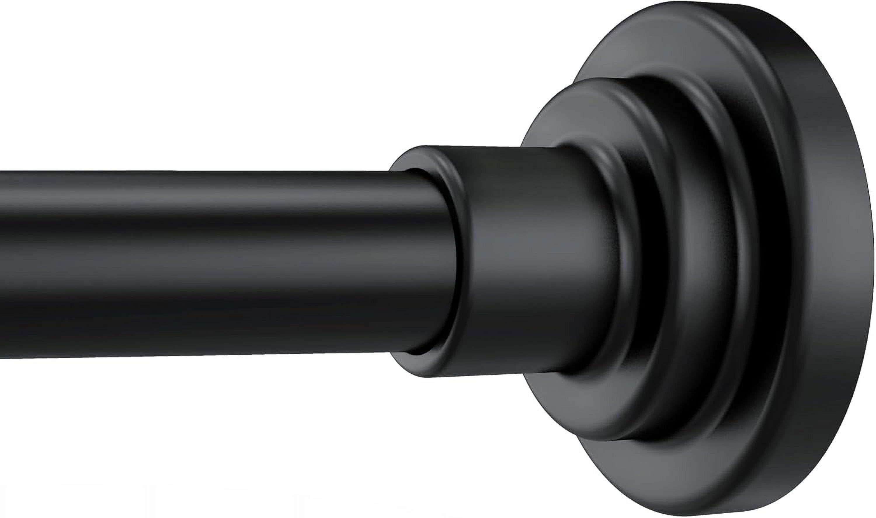 Shower Curtain Rod No Drill, 3274 Inches Adjustable Matte Black Shower