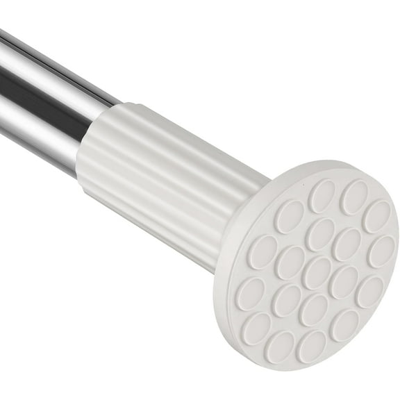 Shower Curtain Rods 51-148 In(4.25-12Ft), Adjustable Tension Curtain Rods No Drilling, Long Outdoor Tension Rods for Patio, Spring Curtain Rods for Bathroom Window, Easy to Install, Stainless