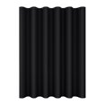 thumbnail image 1 of Shower Curtain Set Dark Blue Geometric Fabric with Hooks for Bathroom, 1 of 6