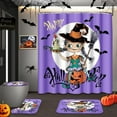 thumbnail image 1 of Shower Curtain Sets with Rugs Elegant Woman Bathroom Set with Non-Slip Rug,Toilet Lid Cover,Bath Mat and 12 Hooks 72x72 inches Bathroom Decor 4 Pcs, 1 of 7