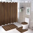 thumbnail image 1 of Shower Curtain Sets with Rugs, Leaves Pattern Printed on Shower Curtain for Men, Great for Master Bath Beach House Modern Home, 72 x 72 inches, 1 of 8
