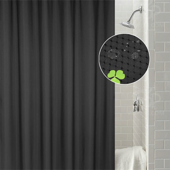 Shower Curtain,Shower Curtain Hotel Luxury Spa, 190 GSM Heavy Duty Fabric,Water Repellent