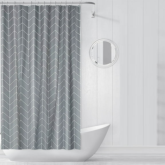 Shower Curtain, Shower Curtains for Bathroom, Extra Long Shower Curtains - Textured Thick Fabric Shower Curtains for Bathroom, 78.74x70.87"