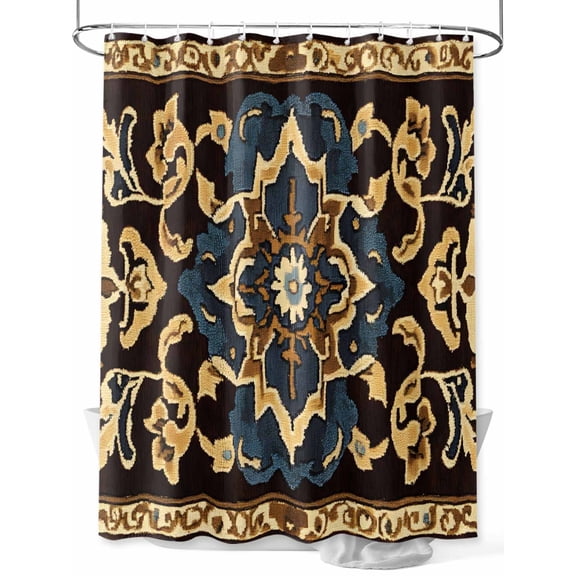Shower Curtain Shower Curtains for Bathroom, Waterproof Polyester Shower Curtain Set with Hooks, Extra Long 72" x 78"