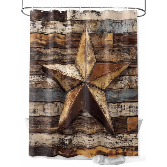 Shower Curtain Shower Curtains for Bathroom, Waterproof Polyester Shower Curtain Set with Hooks, Extra Long 72" x 84"