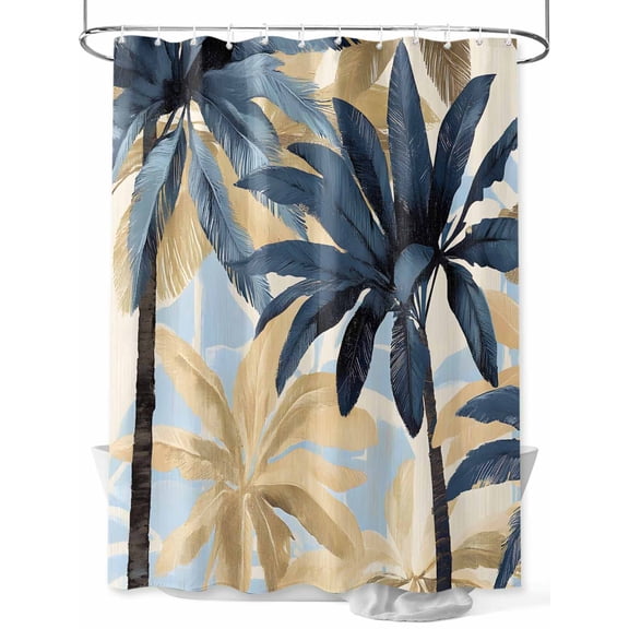Shower Curtain Shower Curtains for Bathroom, Waterproof Polyester Shower Curtain Set with Hooks, Small Stall Size 36" x 72"