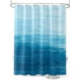 thumbnail image 1 of Shower Curtain Sky Blue Shower Curtains for Bathroom, Waterproof Polyester Shower Curtain Set with Hooks, Extra Long 72" x 78" Oil Painting Texture, 1 of 6
