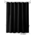 thumbnail image 1 of Shower Curtain Solid Color Shower Curtains for Bathroom, Waterproof Polyester Shower Curtain Set with Hooks, Stall Long Size 54"x78" Ash Black, 1 of 6