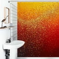 thumbnail image 1 of Shower Curtain Sparkling Glitter Bath Curtain Polyester Fabric Bathroom Ration With Hooks, 1 of 4