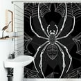 thumbnail image 1 of Shower Curtain Spider And Spiderweb Bathroom Waterproof Polyester Home Ration Curtain With Hook, 1 of 4