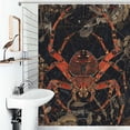thumbnail image 1 of Shower Curtain Spider And Spiderweb Polyester Waterproof Home Ration Curtain With Hook, 1 of 4