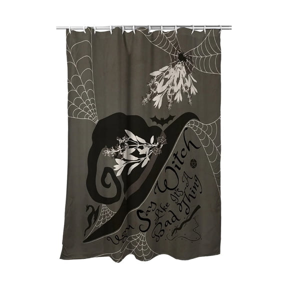 Shower Curtain Spooky Witchy Thing