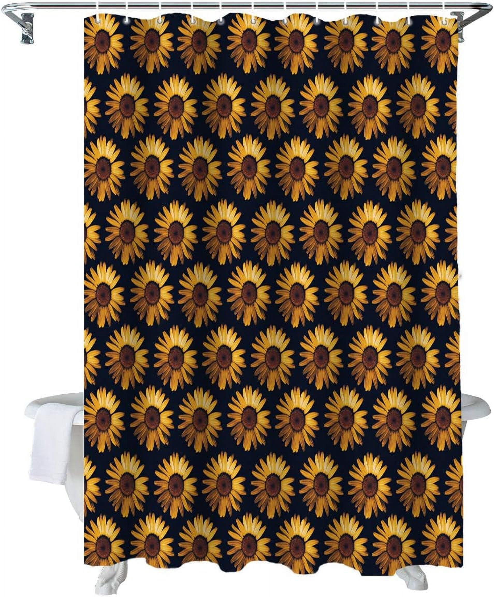 Shower Curtains With Sunflowers