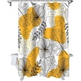 thumbnail image 1 of Shower Curtain Tropical Plants Shower Curtains for Bathroom Decor Monstera Abstract Bizarre Pattern Shower Curtain Sets with Hooks Waterproof Fabric Bath Curtain Extra Long 72" X 84", 1 of 2