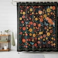 thumbnail image 1 of Shower Curtain Vintage Daisy Floral Shower Curtains for Bathroom Decor, Waterproof Polyester Shower Curtain Set with Hooks, Standard Size 72" x 72" Spring Wildflower Beige, 1 of 9