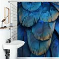 thumbnail image 1 of Shower Curtain Watercolor Bright Plumage Bathroom Waterproof Polyester Home Ration Curtain With Hook, 1 of 4